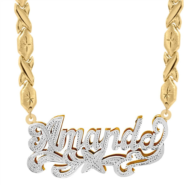 Double Plated Name Necklace