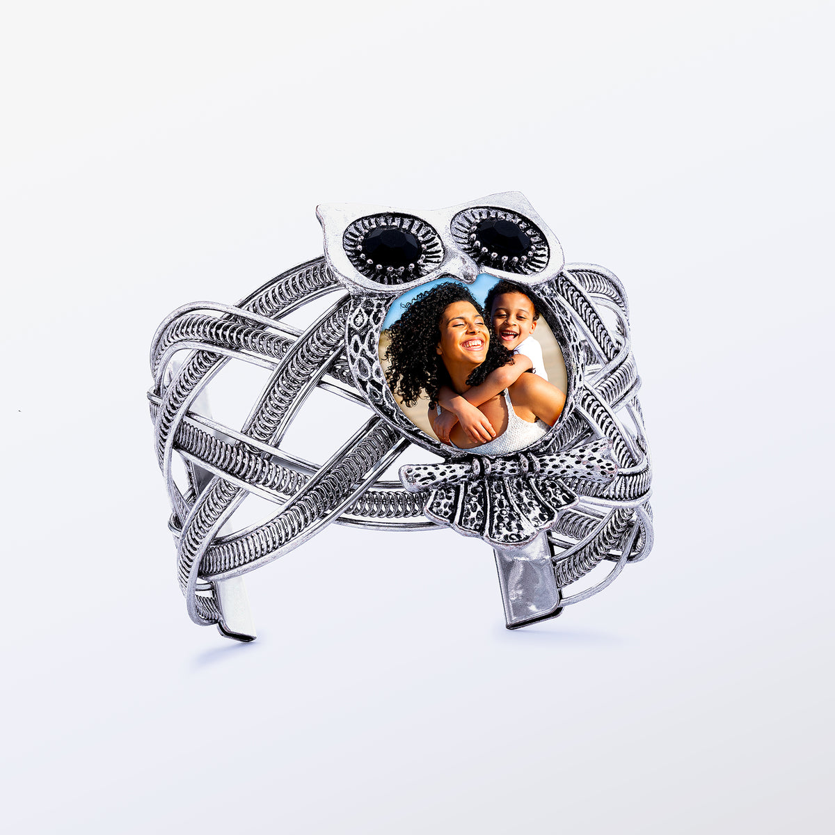 Owl Shaped Photo Bangle