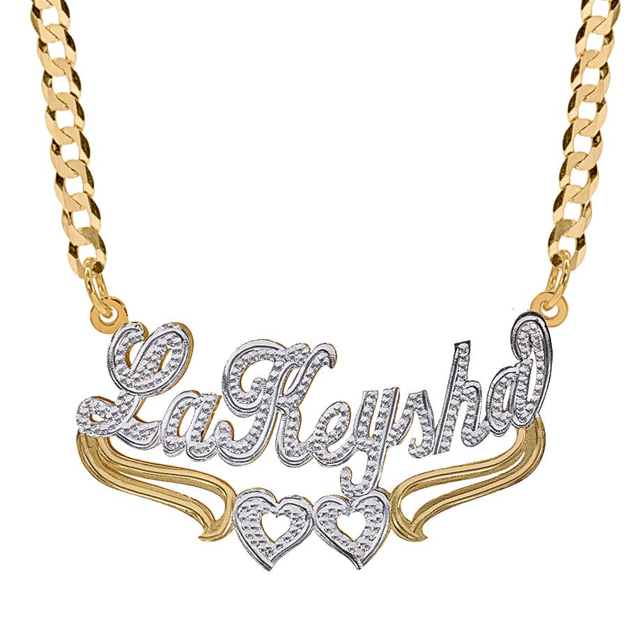 Bespoke Diamond Custom Name Plate Necklace - 14Kt, 18Kt, 22Kt | GabbyElan  Jewelry – Gabby Elan